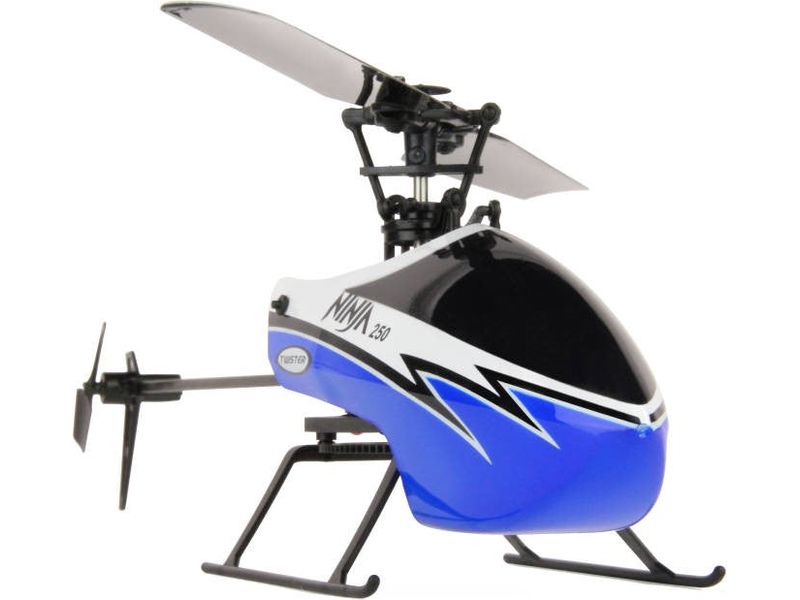 TWISTER NINJA 250 HELICOPTER – COPILOT ASS – 6AX GYRO BLUE