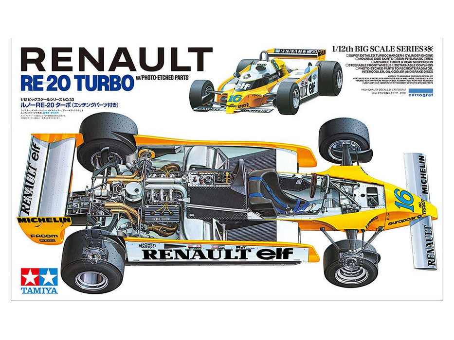 Tamiya 1/12 RENAULT RE-20 WITH PHOTO ETCH PARTS