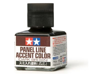 Tamiya PANEL ACCENT COLOR DARK BROWN
