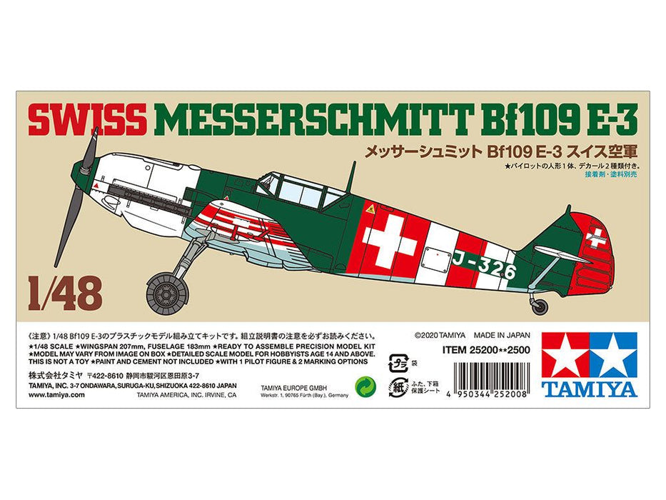 Tamiya 1/48 SWISS BF109 E-3