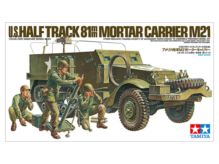 Tamiya 1/35 U.S M21 MORTAR CARRIER