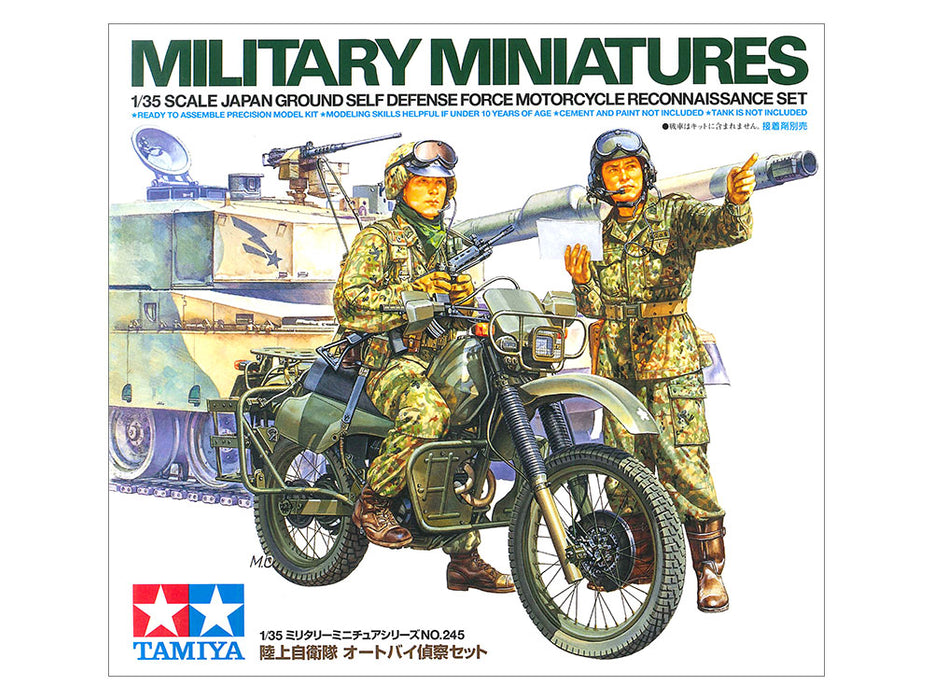 Tamiya 1/35 Motorsykkel Rekognoseringssett