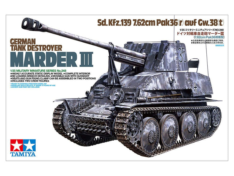 Tamiya 1/35 TYSK TANK DESTROYER MARDER III