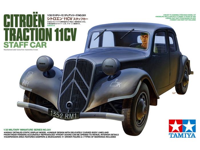 Tamiya 1/35 CITROEN TRACTION 11CV