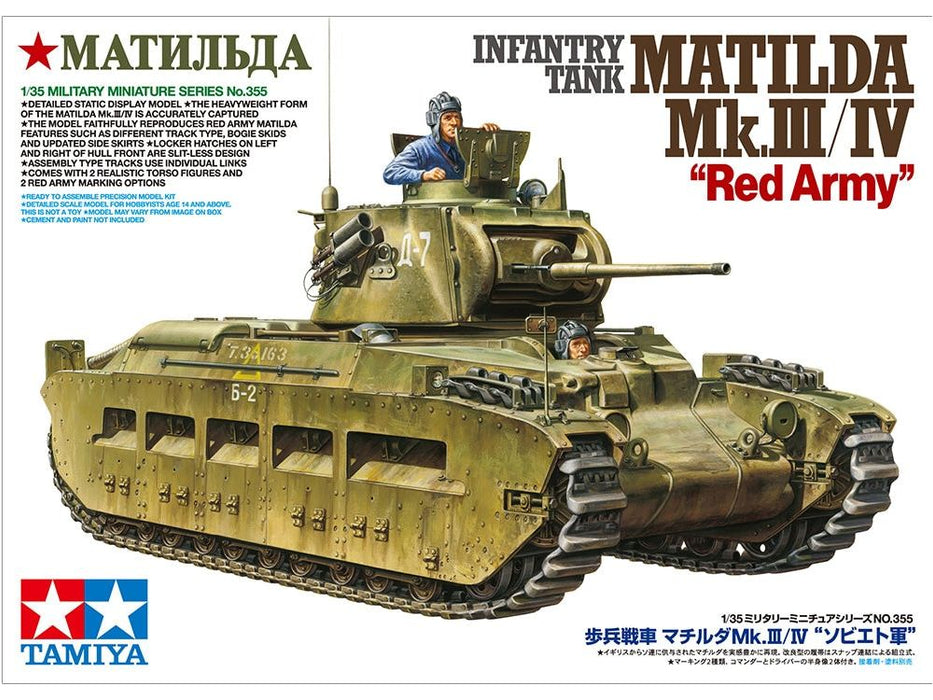 Tamiya 1/35 MATILDA MKIII/IV RED ARMY