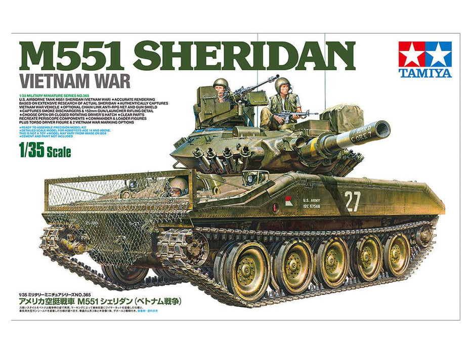 Tamiya 1/35 M551 SHERIDAN (VIETNAM)