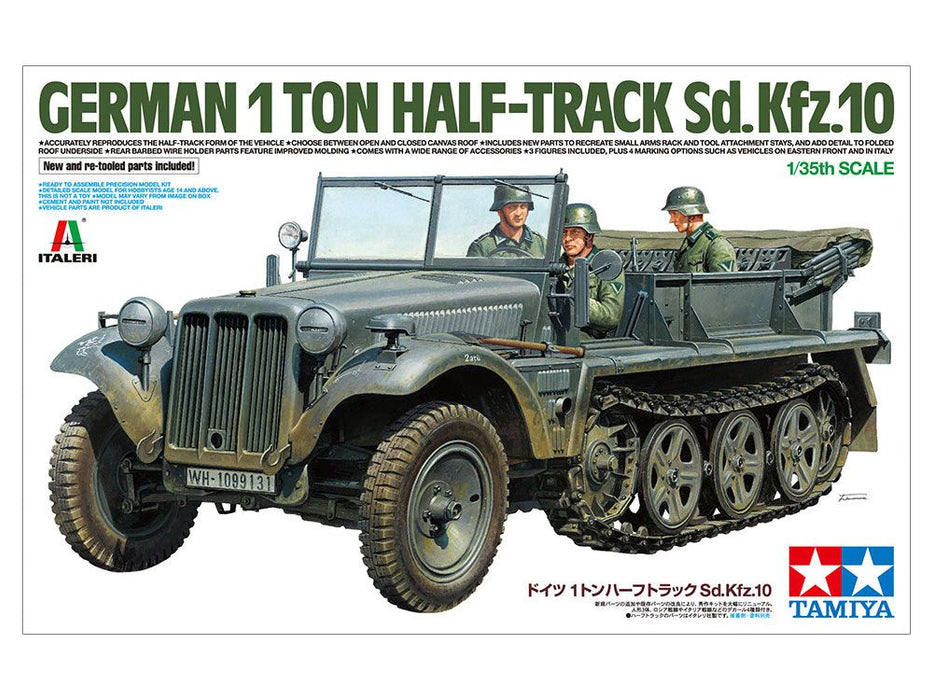 Tamiya 1/35 GERMAN 1 TON HALF TRACK SD. KFZ .10