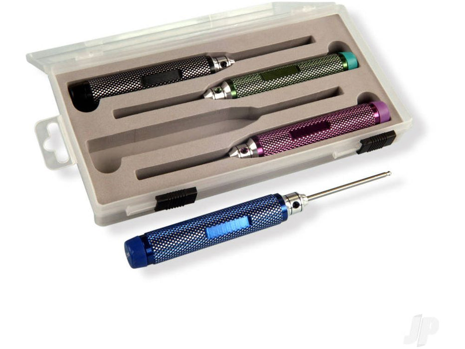 HEX DRIVER 4 PIECE BALL/END DELUXE SET 1.5-3.