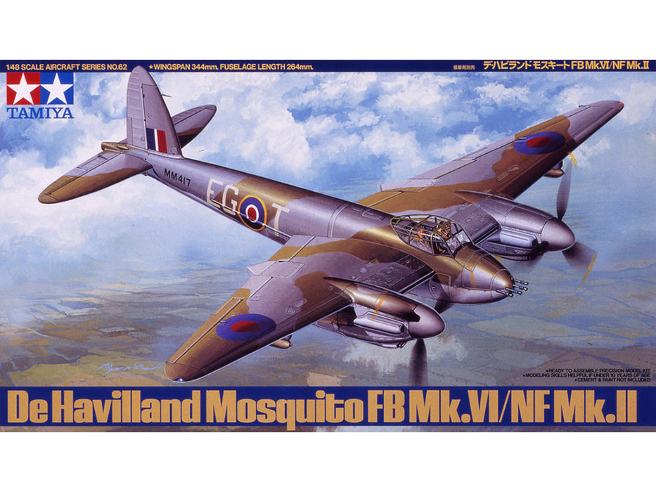 Tamiya 1/48 RAF DE HAVILLAND MOSQUITO MK.6