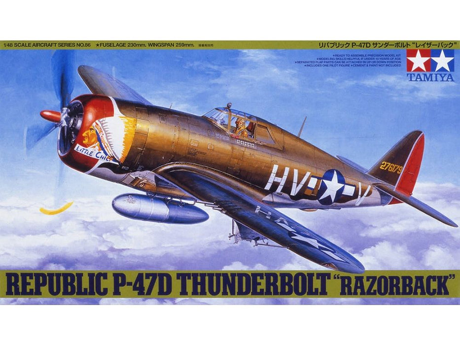 Tamiya 1/48 P-47D THUNDERBOLT 'RAZORBACK