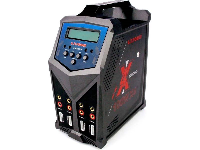 GT Power X4 Lader 4X100W Rc Batterier
