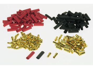 3.5MM GOLD CONNECTOR BULK (50 PAIRS + SHRINK)