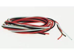 24SWG SILICONE WIRE (WHITE/BLK/RED) 1MT