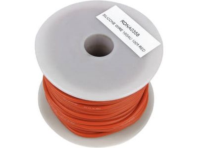 SILICONE WIRE 16GA 100FT - 33 METER RED