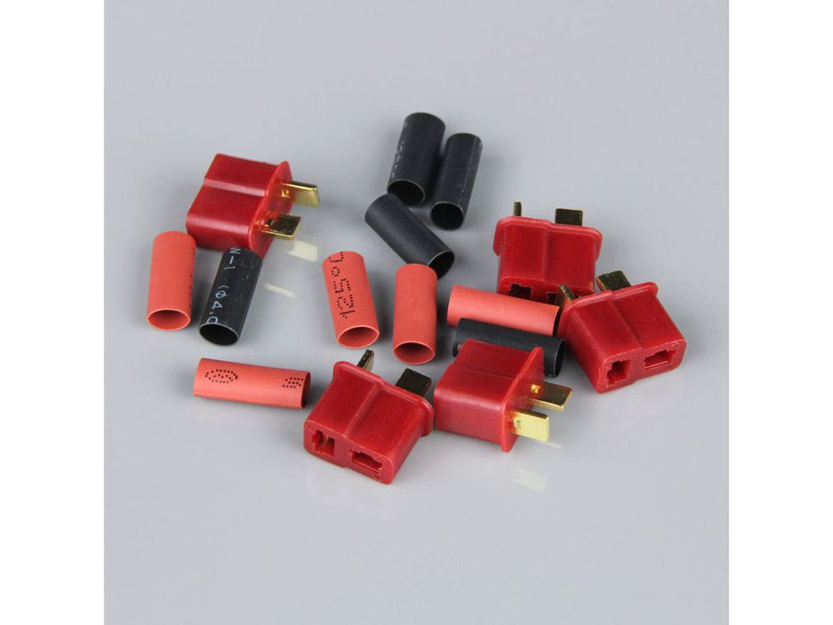 DEANS FEMALE INCLUDING HEAT SHRINK (BATTERY END) (5PCS)