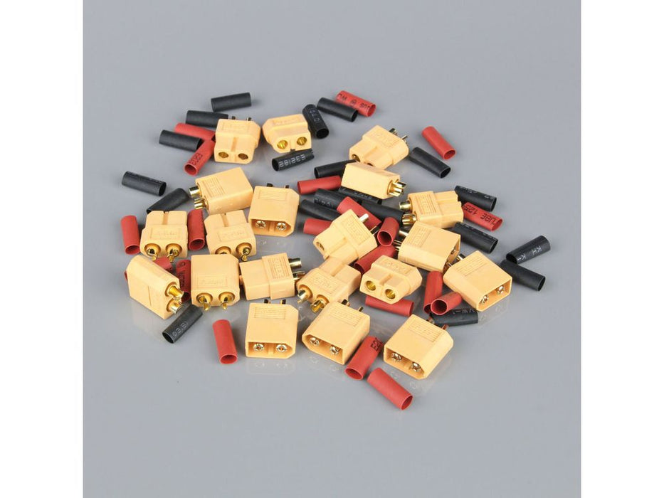 XT60 PAIRS INCLUDING HEAT SHRINK (10PCS)