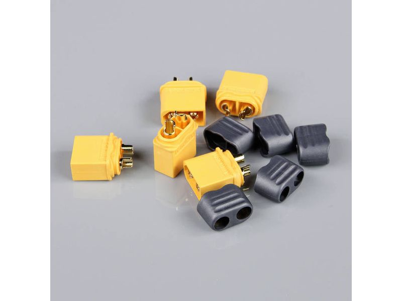 XT60 MALE WITH CAP (ESC END) (5PCS)