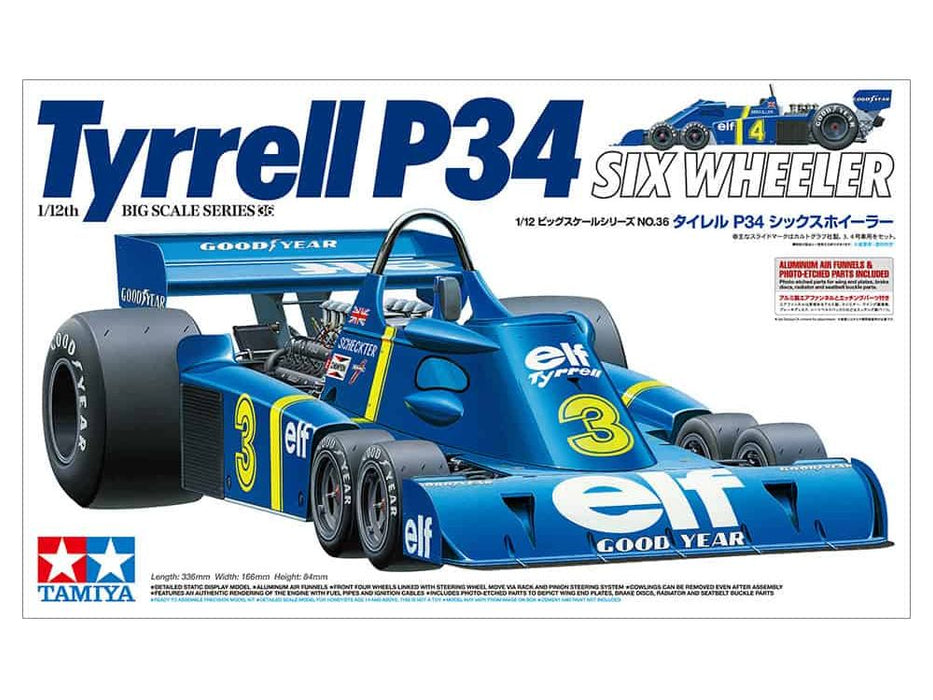 Tamiya 1/12 TYRRELL P34 SIX WHEELER (W/PHOTO-ETCHED PARTS)