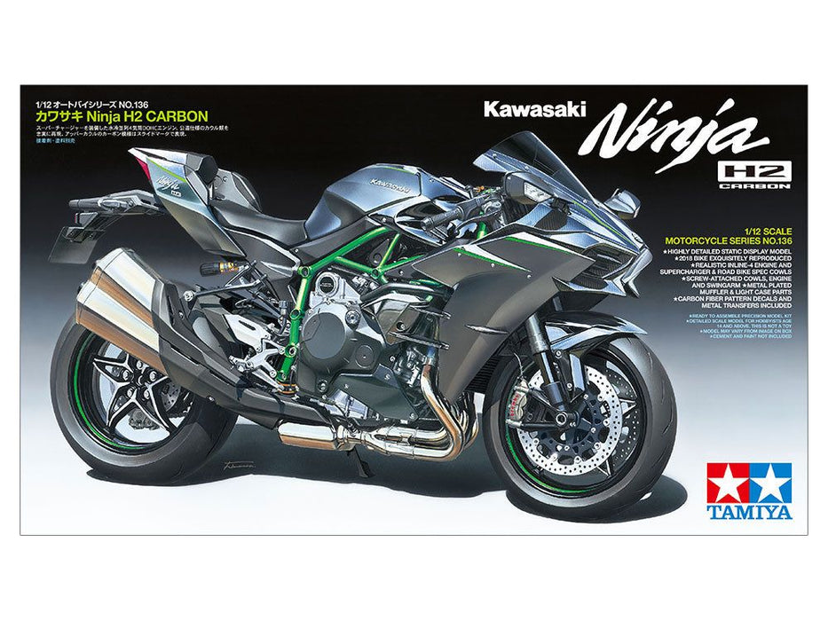 Tamiya 1/12 KAWASAKI NINJA H2 CARBON
