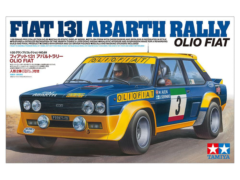 Tamiya 1/20 131 ABARTH RALLY OLIOFIAT