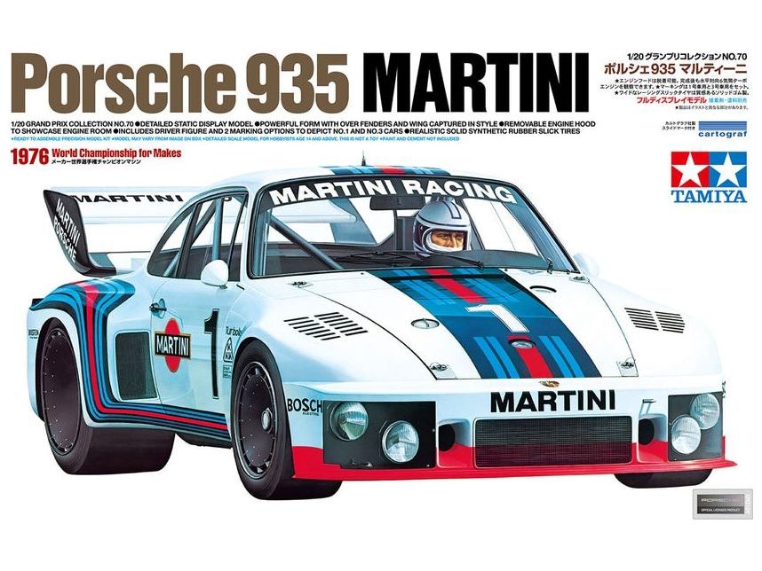 Tamiya 1/20 PORSCHE 935 MARTINI