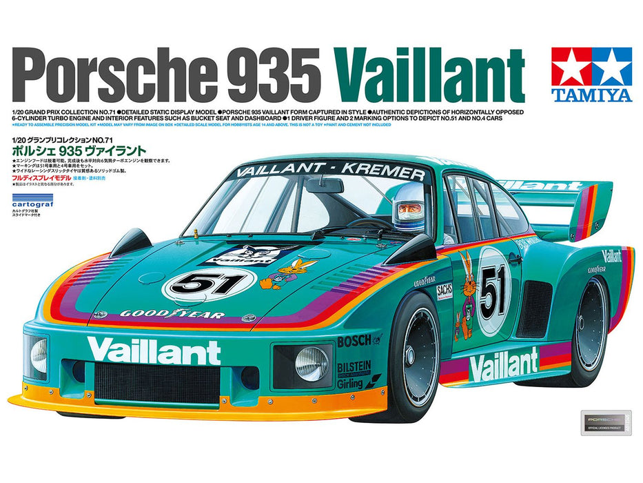 Tamiya 1/20 PORSCHE 935 VALIANT