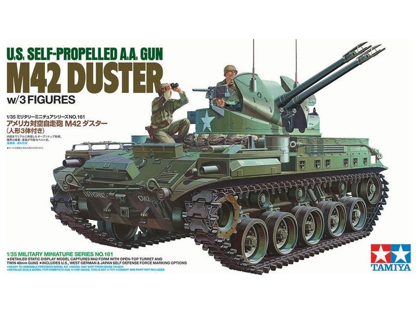 Tamiya 1/35 M42 DUSTER w/3 FIGURES