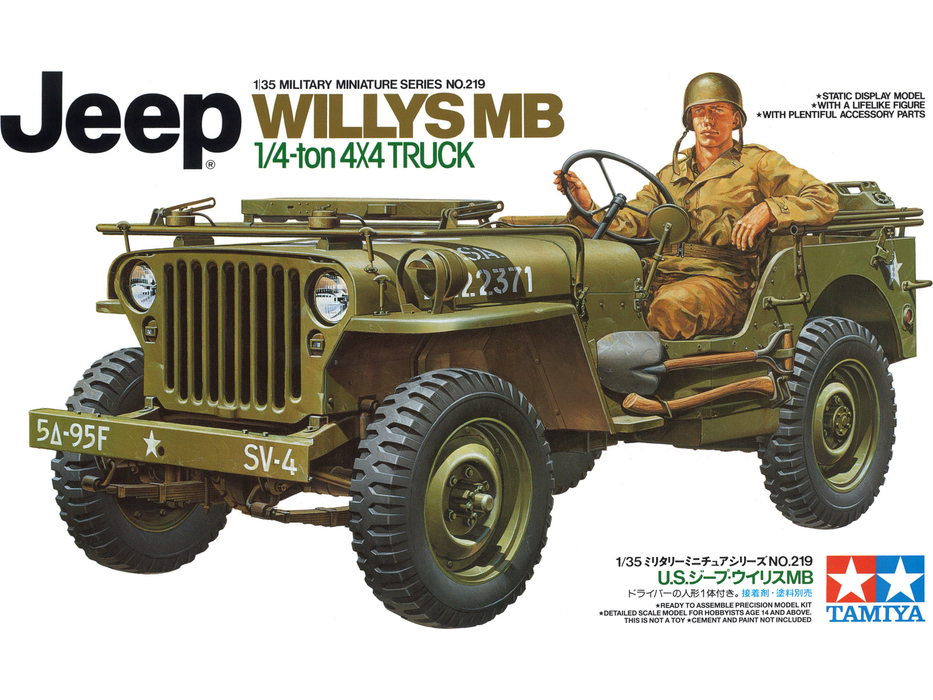 Tamiya 1/35 JEEP WILLYS MB. 1/4-TON TRUCK