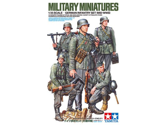 Tamiya 1/35 GERMAN INFANTRY MID-WWII