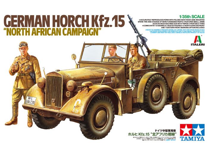 Tamiya 1/35 GERMAN HORCH KFZ.15 NORTH AFRICAN