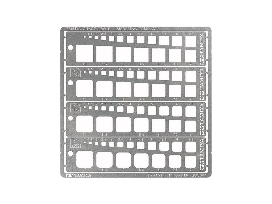 MODELING TEMPLATE SQUARE 1-10