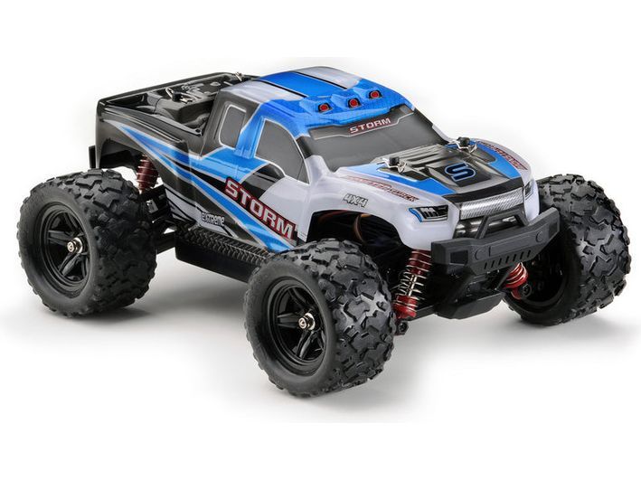 STORM BLÅ 4WD RTR 1:18 ELEKTRISK MONSTER LASTEBIL