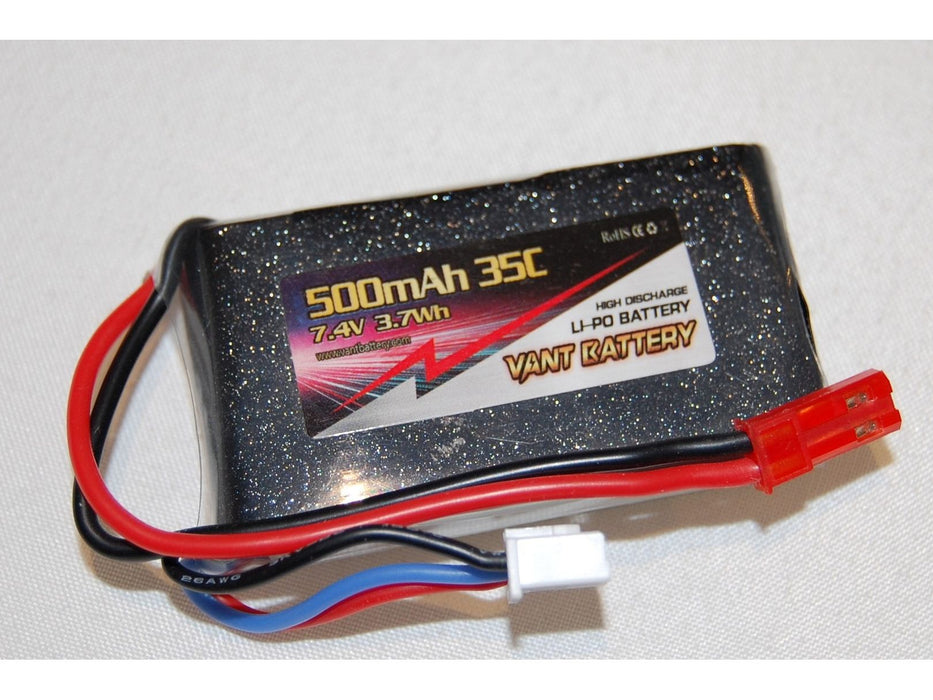7.4V 500mAh 35C BEC - XH