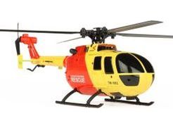 TWISTER BO-105 SCALE HELI W.COPILOT-6AX ALT HOLD GYRO RED EYE