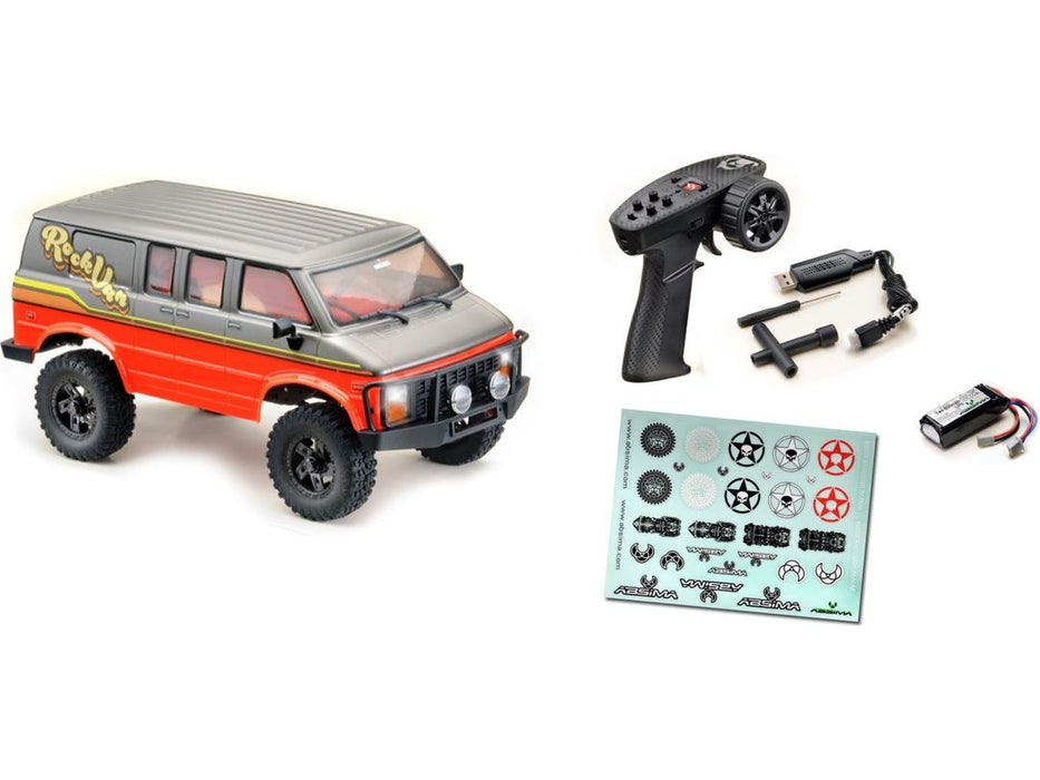 MICRO CRAWLER PRO ROCK VAN GRAY - RTR 1:18