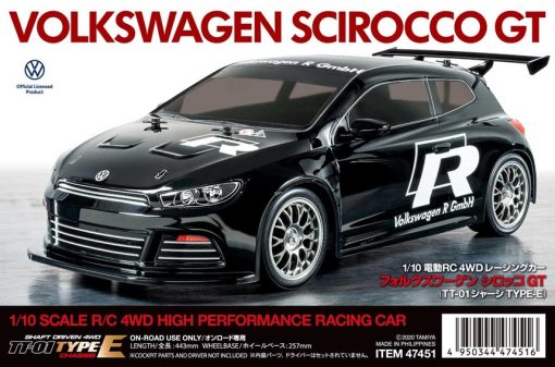 tAMIYA Volkswagen Scirocco GT – 1/10 RC Byggesett