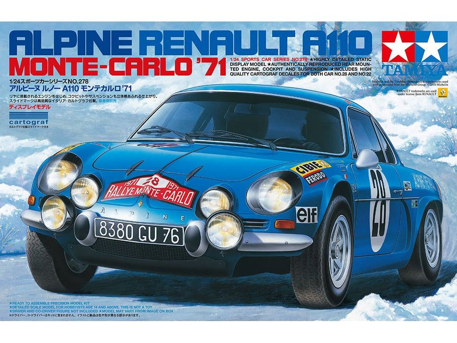 Tamiya 1/24  ALPINE A110 MONTE-CARLO '71 -