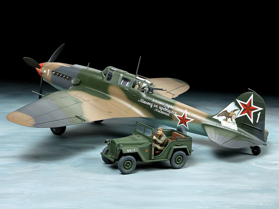 Tamiya 1/48   ILYUSHIN IL-2 SHTURMOVIK & GAZ-67B SET