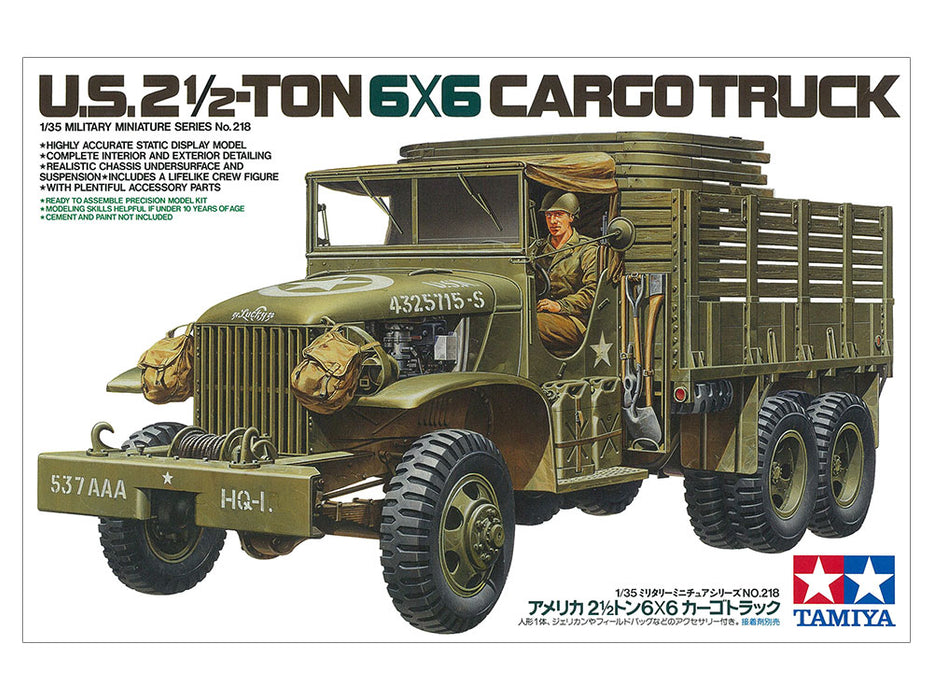 Tamiya U.S. 2.5-ton 6x6 Cargo Truck