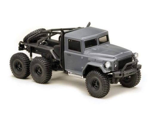 MICRO CRAWLER 6X6 US TRAIL TRUCK GRÅ - RTR 1:18