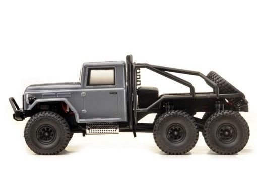 MICRO CRAWLER 6X6 US TRAIL TRUCK GRÅ - RTR 1:18