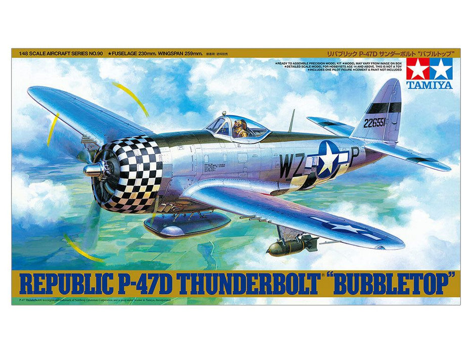 Tamiya 1/48  P-47D THUNDERBOLT BUBBLETOP