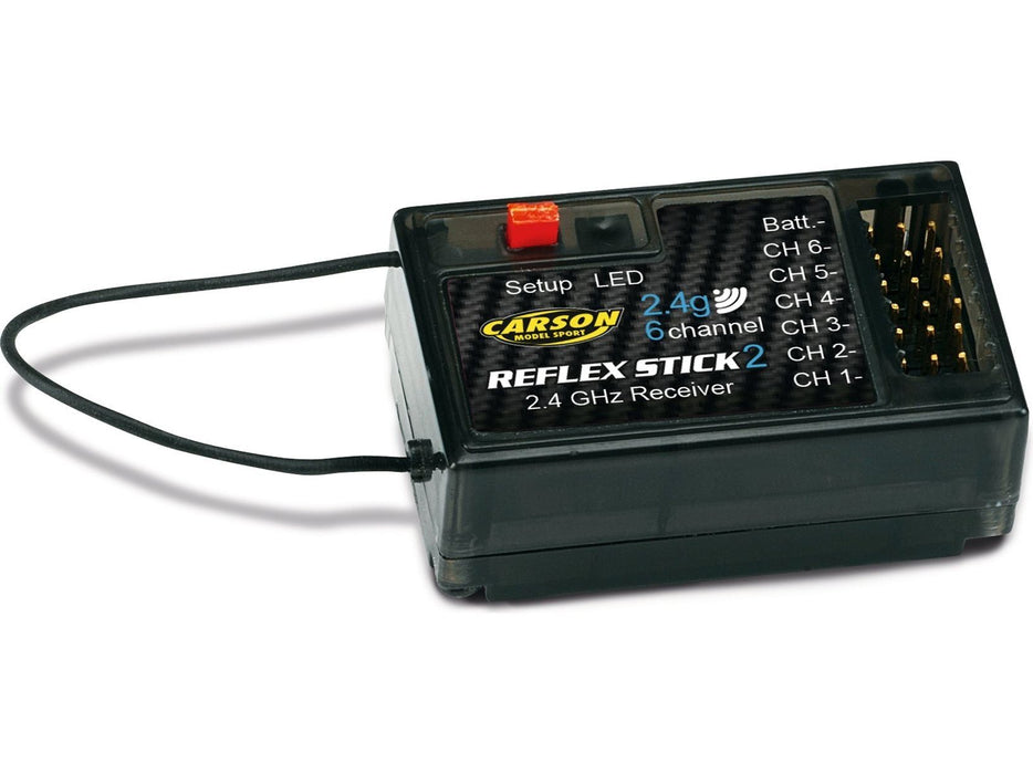 Carson mottaker 6 channel 2.4 ghz version 2