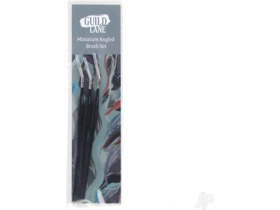 MINIATURE ANGLED BRUSH SET 3PCS