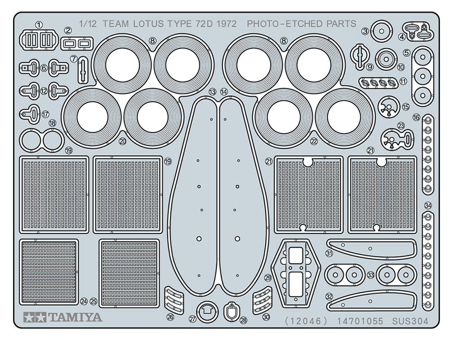 Tamiya 1/12 TEAM LOTUS TYPE 72D 1972