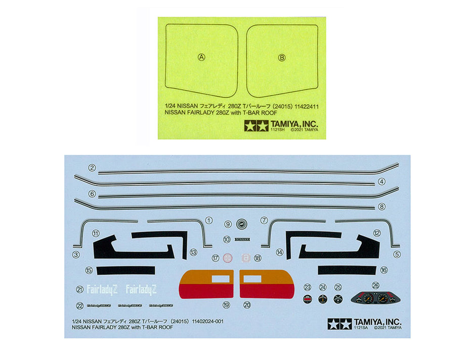 Tamiya 1/24 FAIRLADY 280Z T-BAR TAK
