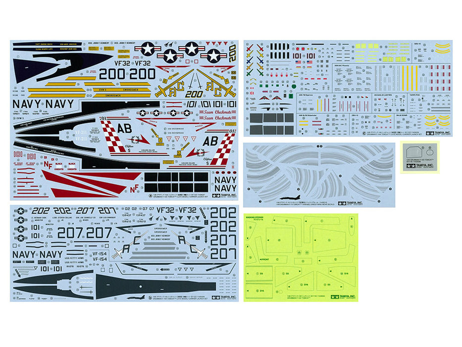Tamiya 1/48  F-14A (LATE) LAUNCH SET